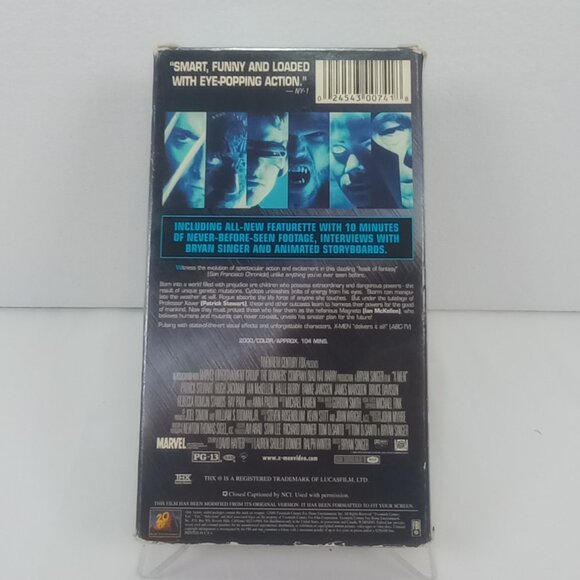 Vintage X-Men (2000) VHS - Marvel OG Mutant Classic - THX Mastered - Picture 7 of 7